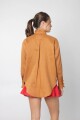 CAMISA OTA LINEN Camel