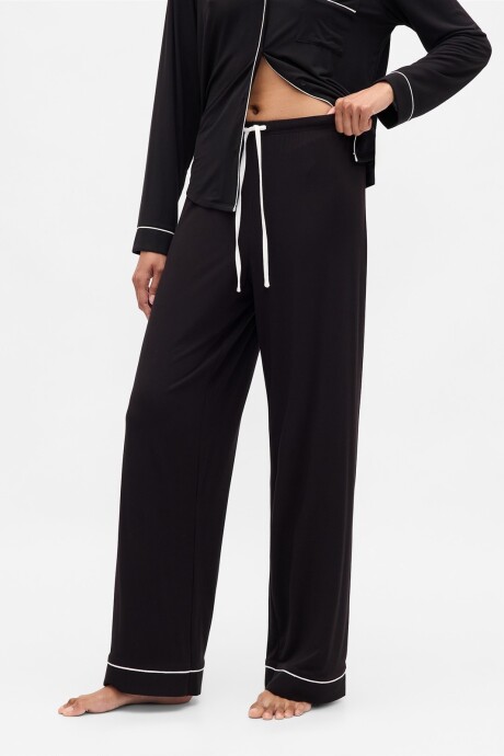 Pijama Pantalón De Modal Mujer Black
