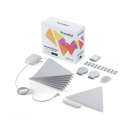 Kit de 9 Luz Led NanoLeaf Triangular RGB Smart Kit de 9 Luz Led NanoLeaf Triangular RGB Smart