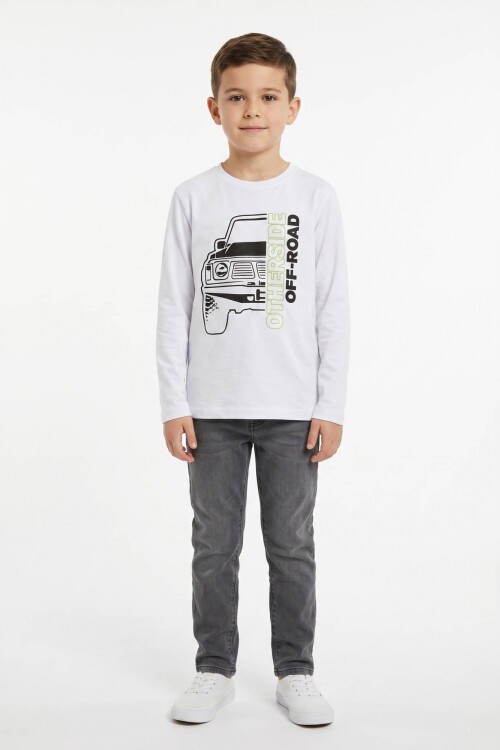 Camiseta manga larga BLANCO