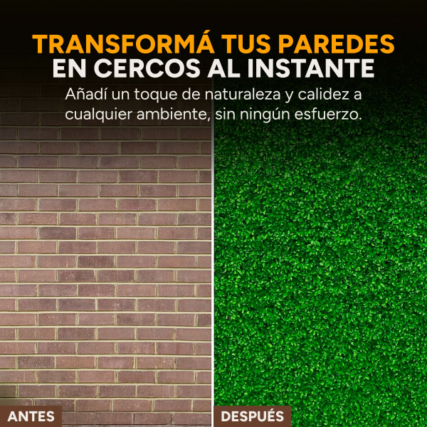 Cerco Artificial Pasto Panel Jardin X10 Un Treboles Pared Ax Cerco Artificial Pasto Panel Jardin X10 Un Treboles Pared Ax