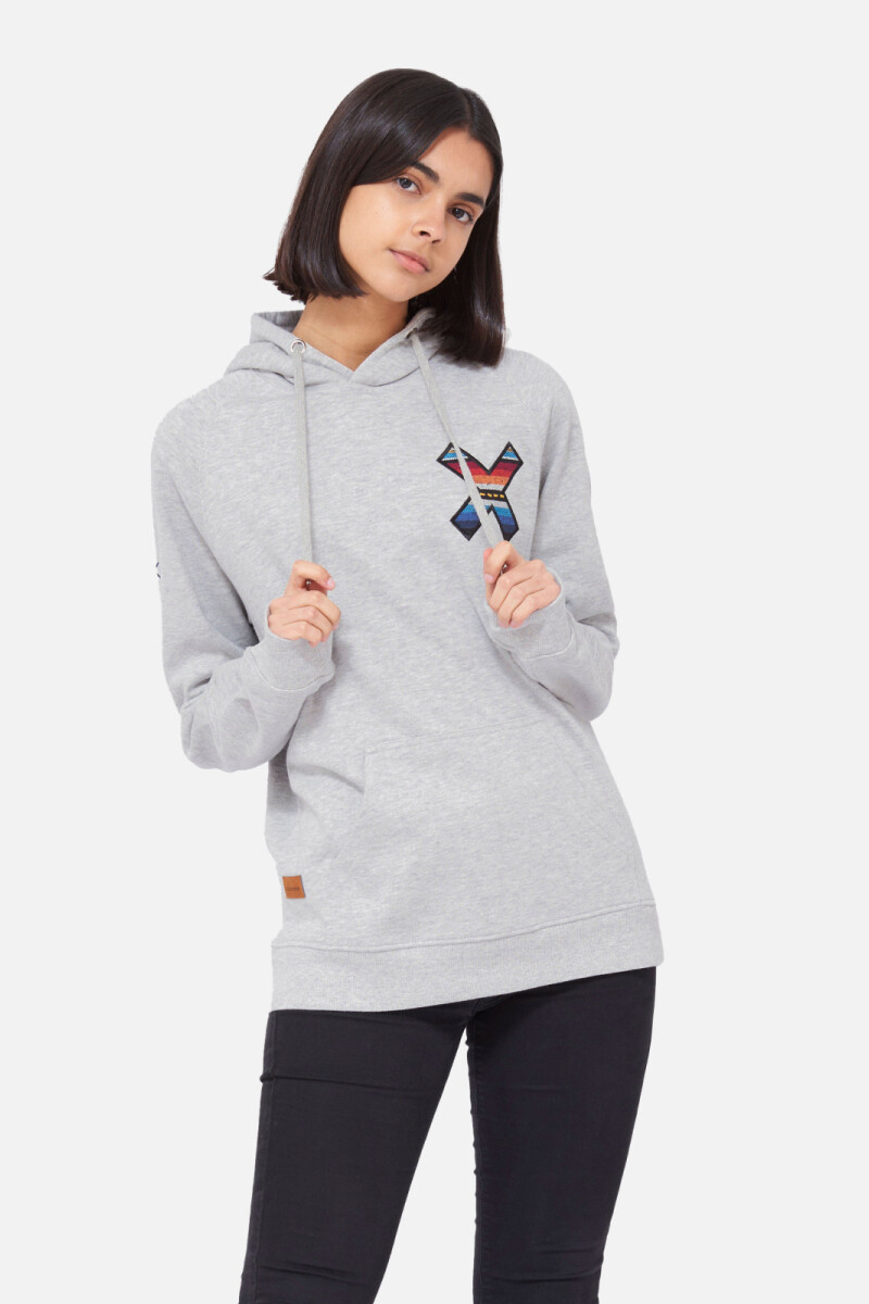 Hoodie Blue Banana Gris