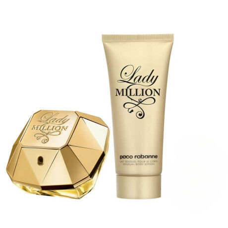 Set Rabanne Lady Million EDP 80 ml + bd 100 ml + Obsequio Set Rabanne Lady Million EDP 80 ml + bd 100 ml + Obsequio