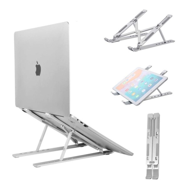 Soporte Plegable Notebook Laptop Ergonomico Calidad Pro Color Variante Negro