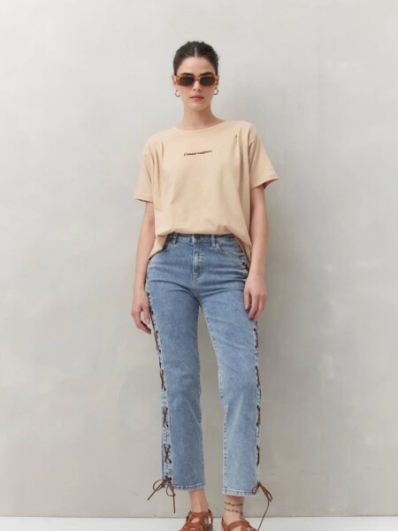 T-SHIRT D.CASSIN LIATRA BEIGE