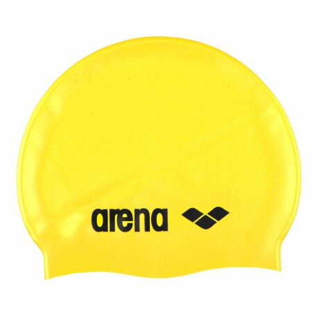 Gorra De Natación Para Adultos Arena Classic Silicone Cap Amarillo