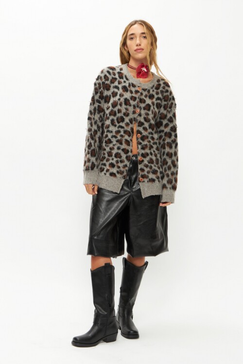 PREVENTA Cardigan animal print animal print
