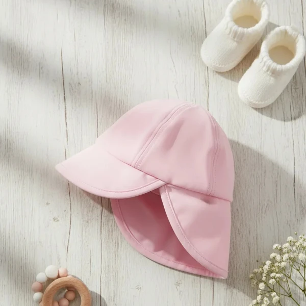 Gorro Carters con filtro UV rosa liso Gorro Carters con filtro UV rosa liso