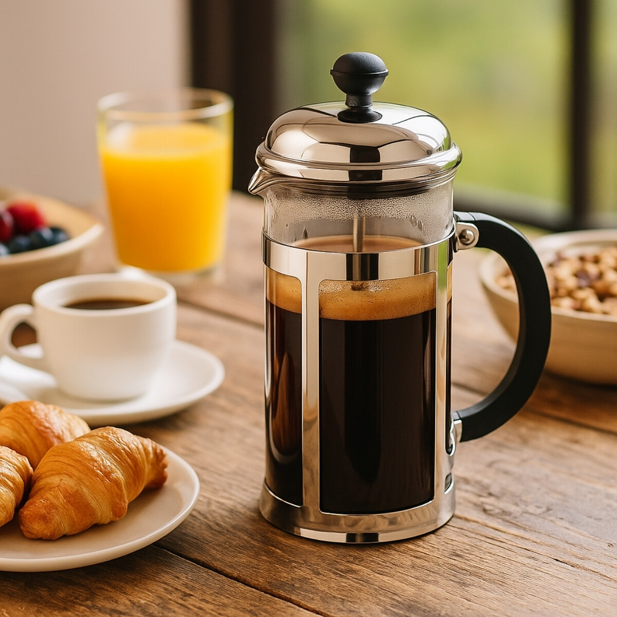 Prensa francesa cristal 6 tazas 0.8Ltrs 