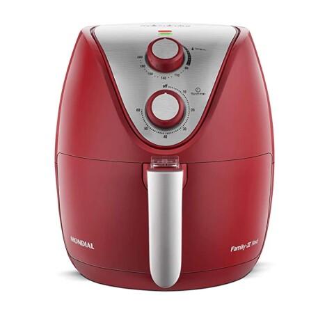 Freidora Electrica Mondial Air Fry 5 litros rojo/inox AFN-50 Freidora Electrica Mondial Air Fry 5 litros rojo/inox AFN-50