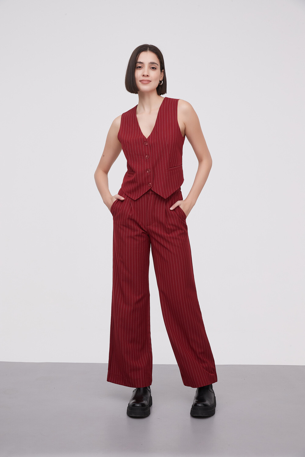 Pantalon Prompa Bordeaux