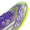 Championes Unisex Adidas Futbol 5 F50 League TF Púrpura - Blanco - Amarillo Limon