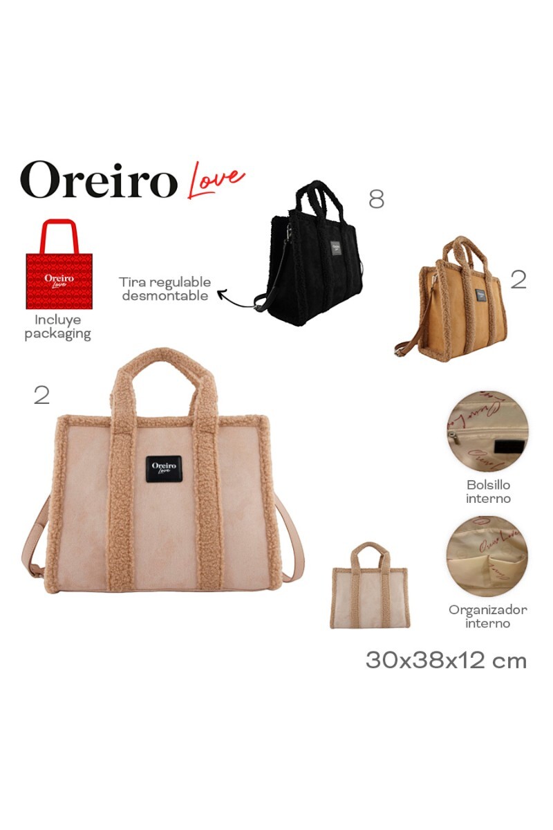 Cartera Las Oreiro Beige