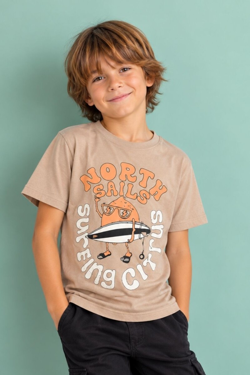 T-SHIRT N. SAILS 1511 M. C citrus - TOSTADO 