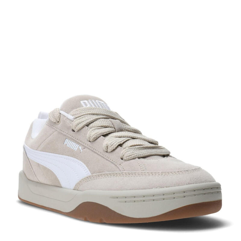 Championes de Hombre Puma Park Lifestyle Raw Beige - Blanco