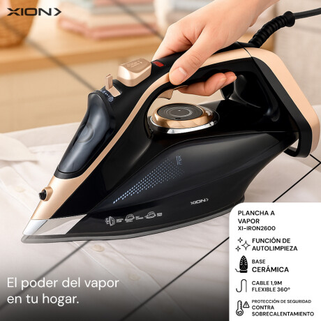 plancha a vapor 2600W COLOR UNICO