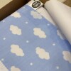 Sabanas minicuna colecho Little Ones Nubes celeste