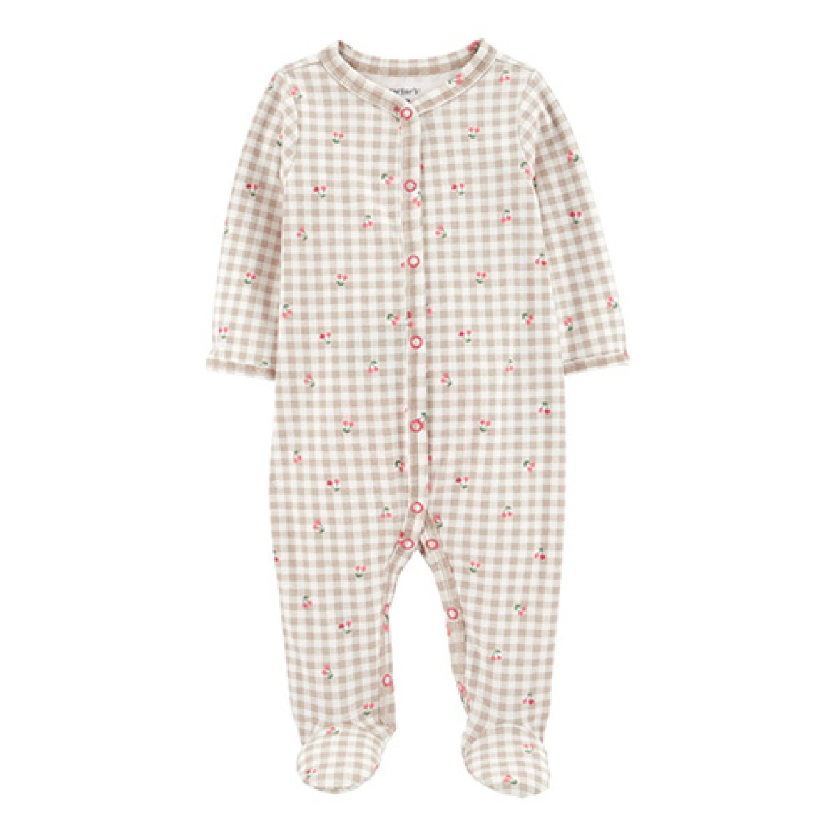Pijama de algodón con pie estampado cerezas Carters - MULTICOLOR 