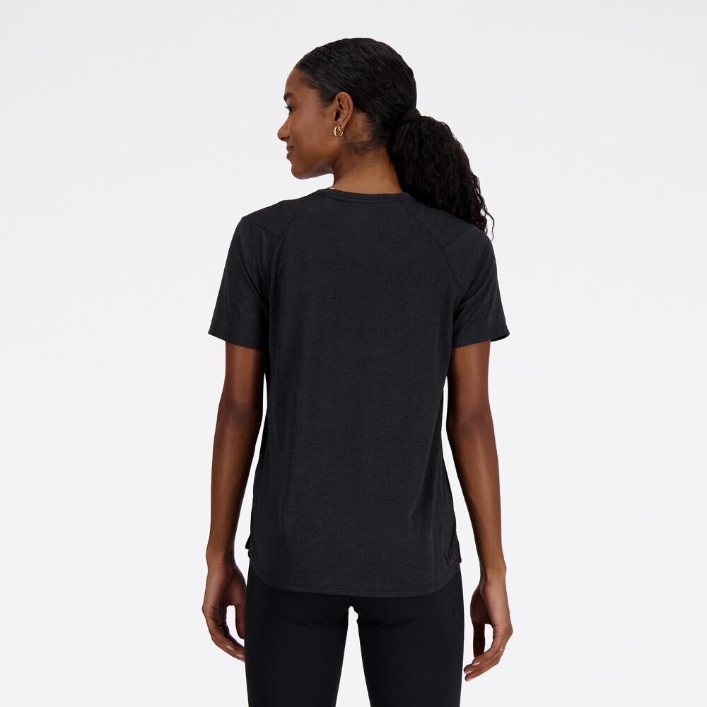 Polo Running Athletics T-Shirt Mujer Black