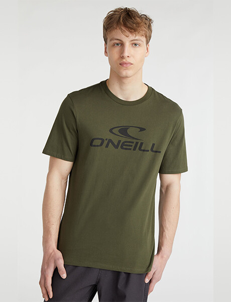 Remera O'Neill Logo Verde Militar