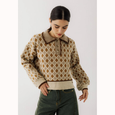 Buzo Polo Luck Beige