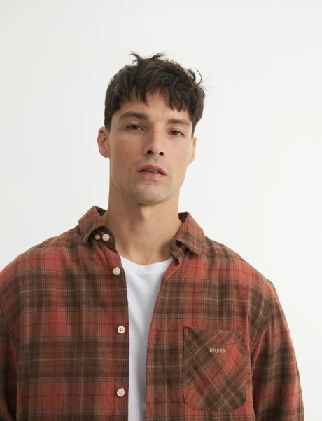 Camisa Trel Ladrillo