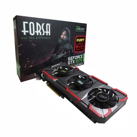 Tarjeta Forsa Geforce GTX1070 Oc 8GB DDR5 Pci-e 001