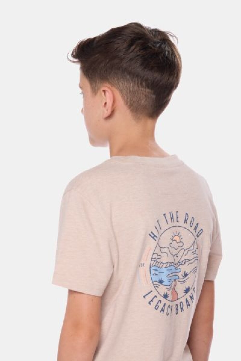 REMERA ESTAMPADA Beige