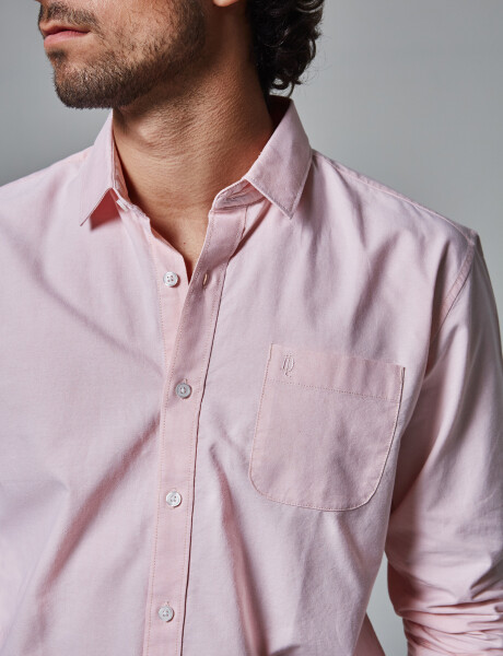 Camisa oxford rosa