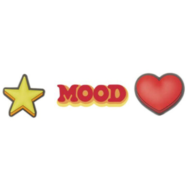 Jibbitz™ Charm Feelings 3 Pack Multicolor