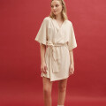 Imagen de Bata Aurora [BC12] Algodón Beige Melange