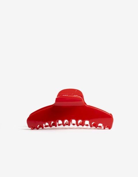 Broche Acrilico Rojo Medio