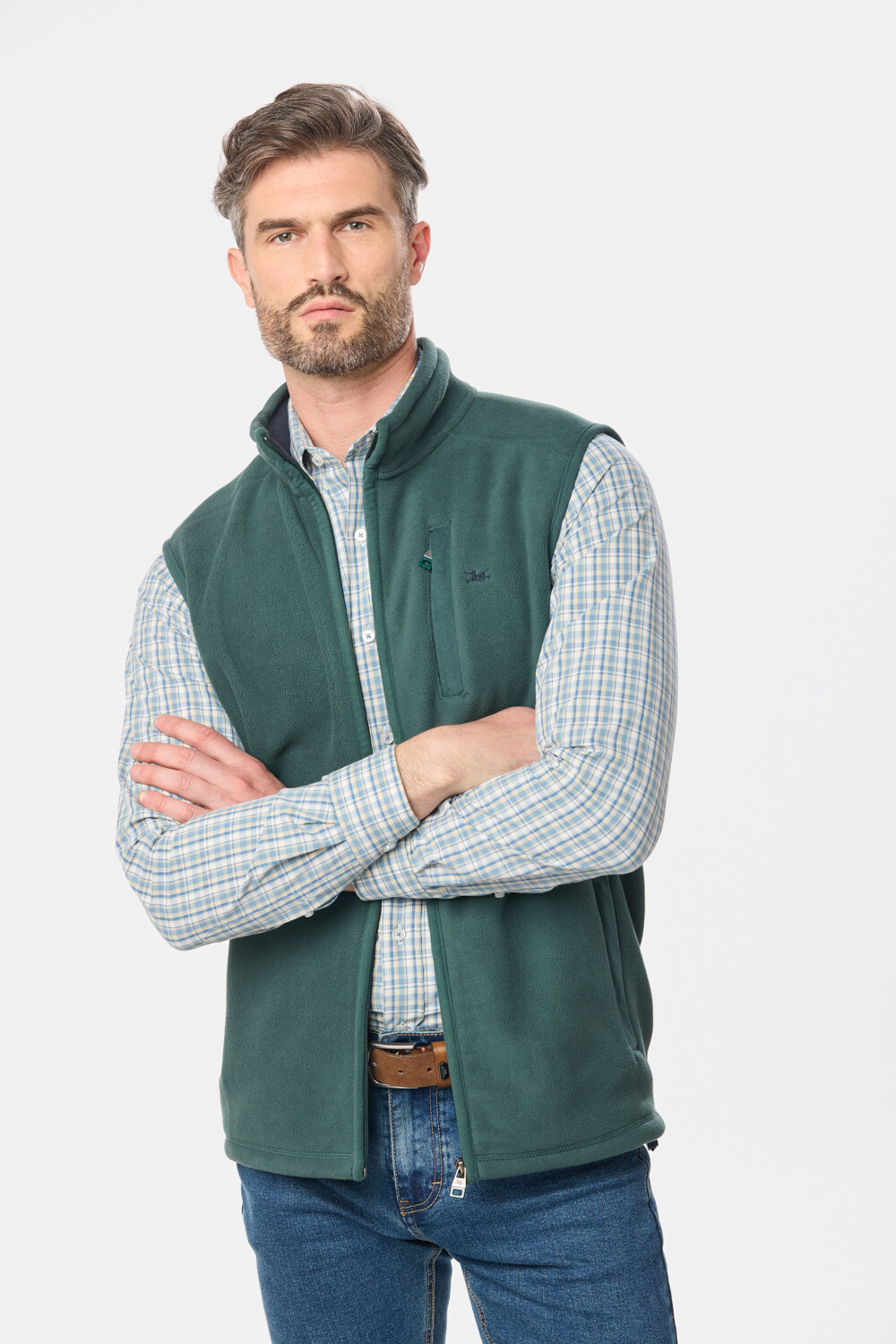 CHALECO POLAR DE ABRIGO Verde