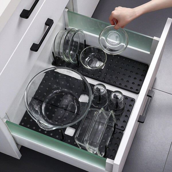 Escurridor Platos Vajilla Vasos Organizador Ajustable Cubier Escurridor Platos Vajilla Vasos Organizador Ajustable Cubier