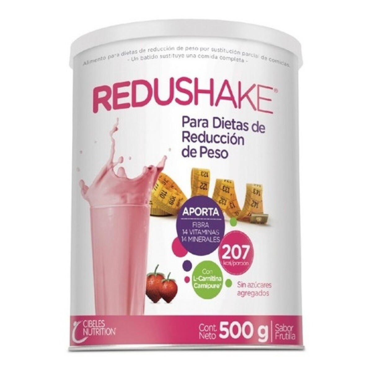 Batido Cibeles Nutrition Redushake 500g - Frutilla 