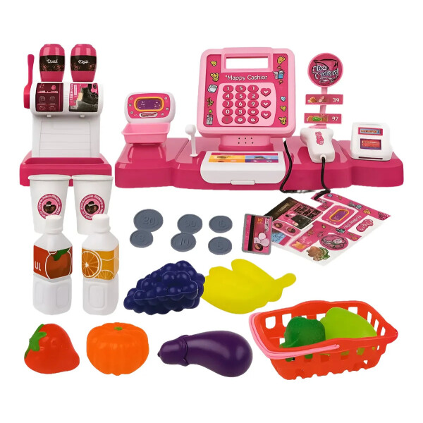 Caja Registradora Infantil Con Sonido Y Accesorios Caja Registradora Infantil Con Sonido Y Accesorios