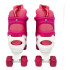Patin Artistico Semi Profesional Patines Niños Infantil Variante ROSA TALLE L