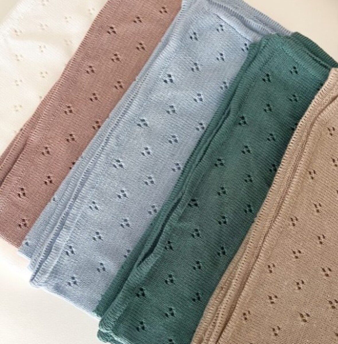 Rebozo Simple Celeste Pastel 