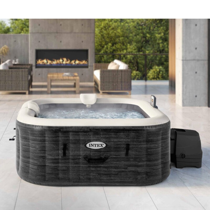 INTEX PURESPA GREYSTONE SQUARE CAPACIDAD 4 PERSONAS Intex Purespa Greystone Square Capacidad 4 Personas