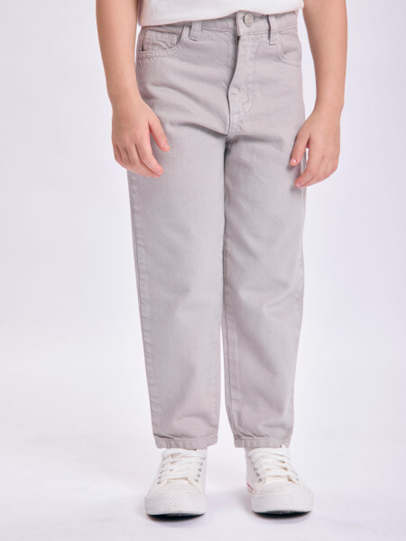 Pantalón jean slouchy Gris