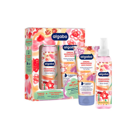 ESTUCHE ALGABO BODY SPLASH 125 ML + CREMA HIDRATANTE PARA MANOS 90 ML ESTUCHE ALGABO BODY SPLASH 125 ML + CREMA HIDRATANTE PARA MANOS 90 ML