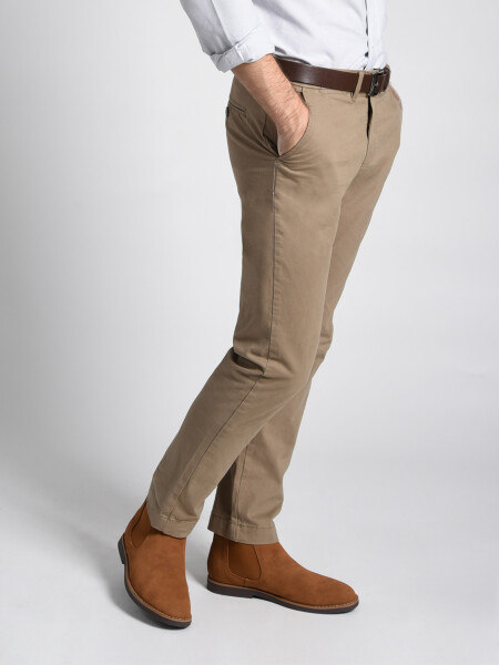 Pantalón clásico Beige