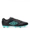 Championes de Hombre Umbro Futbol 11 Touch FG Negro - Verde Agua