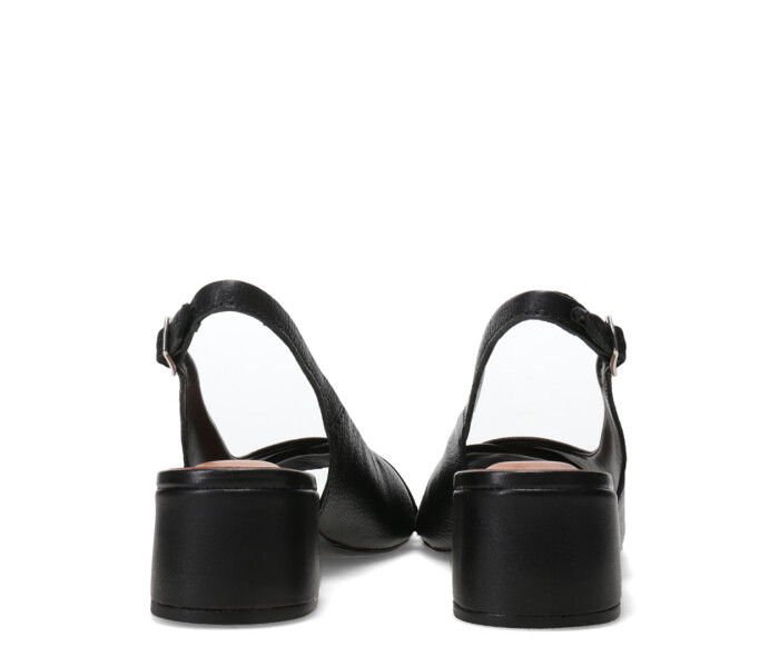 Sandalias de Mujer Bottero Cruzada Con Tira Trasera Negro
