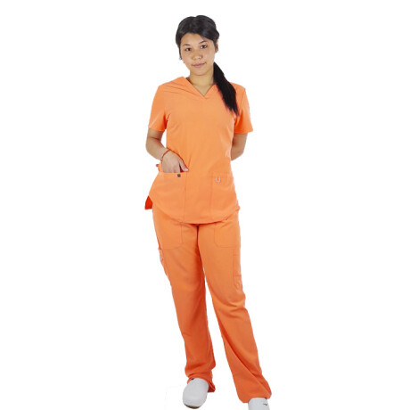 Set Médico Elastizado Dama 2 Piezas Coral