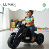Moto futuro a batería infantil Lumax Grande con luces y musica Negro