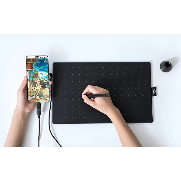 Tableta Digitalizadora Hoion Rtp-700 Usb-c Lápiz TABLETA DIGITALIZADORA HUION RTP-700 BLA