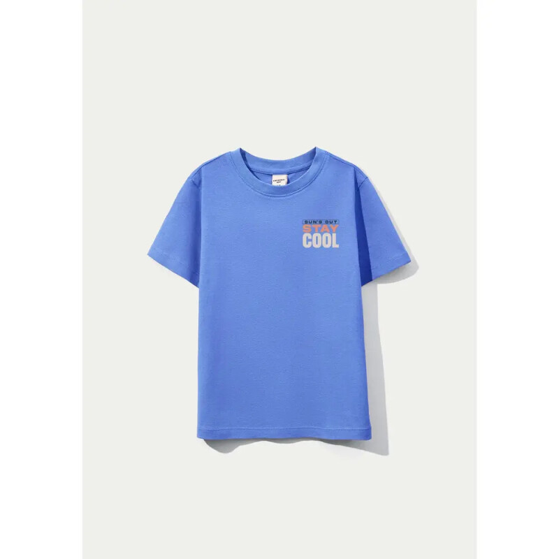 CAMISETA MM MASC AZUL MEDIO