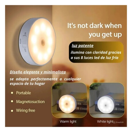 LUZ INALAMBRICA GD-22 BLANCO