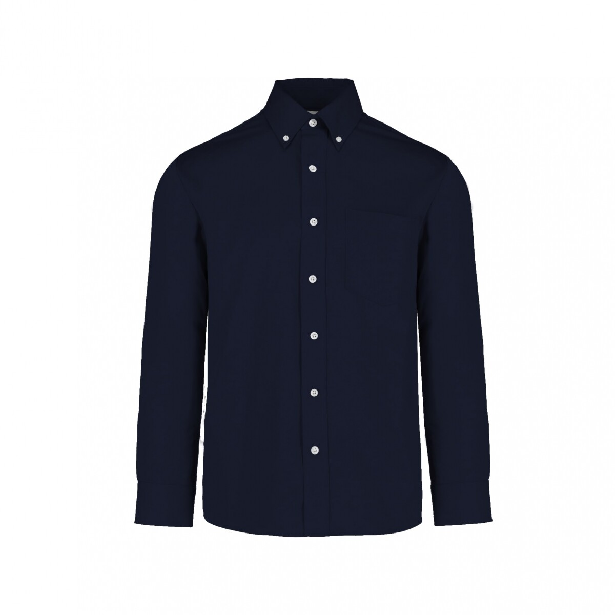 Camisa gabardina manga larga - Azul marino 